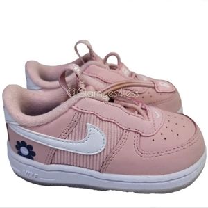 Nike Force 1 Toggle SE "Pink Glaze/White/Purple Dawn" Toddler 6C